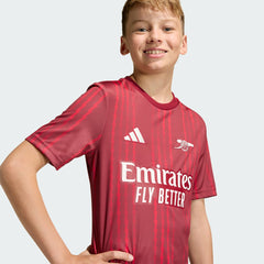 Adidas - Arsenal Youth 2025/26 Pre-Match Training Jersey - Red