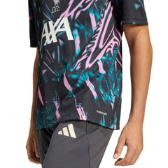 Adidas - Liverpool Youth 2025/26 Pre-Match Training Jersey - Black