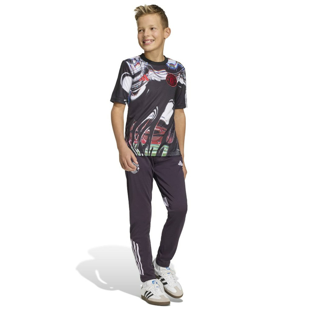 Adidas - Manchester United Youth 2025/26 Pre-Match Training Jersey - Black