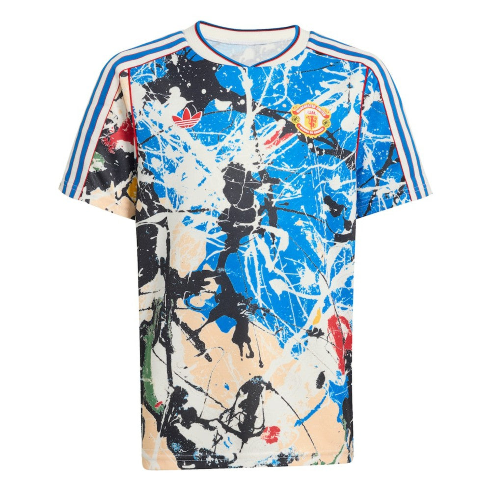 Adidas - Manchester United X Stone Roses Youth Replica Jersey - Blue