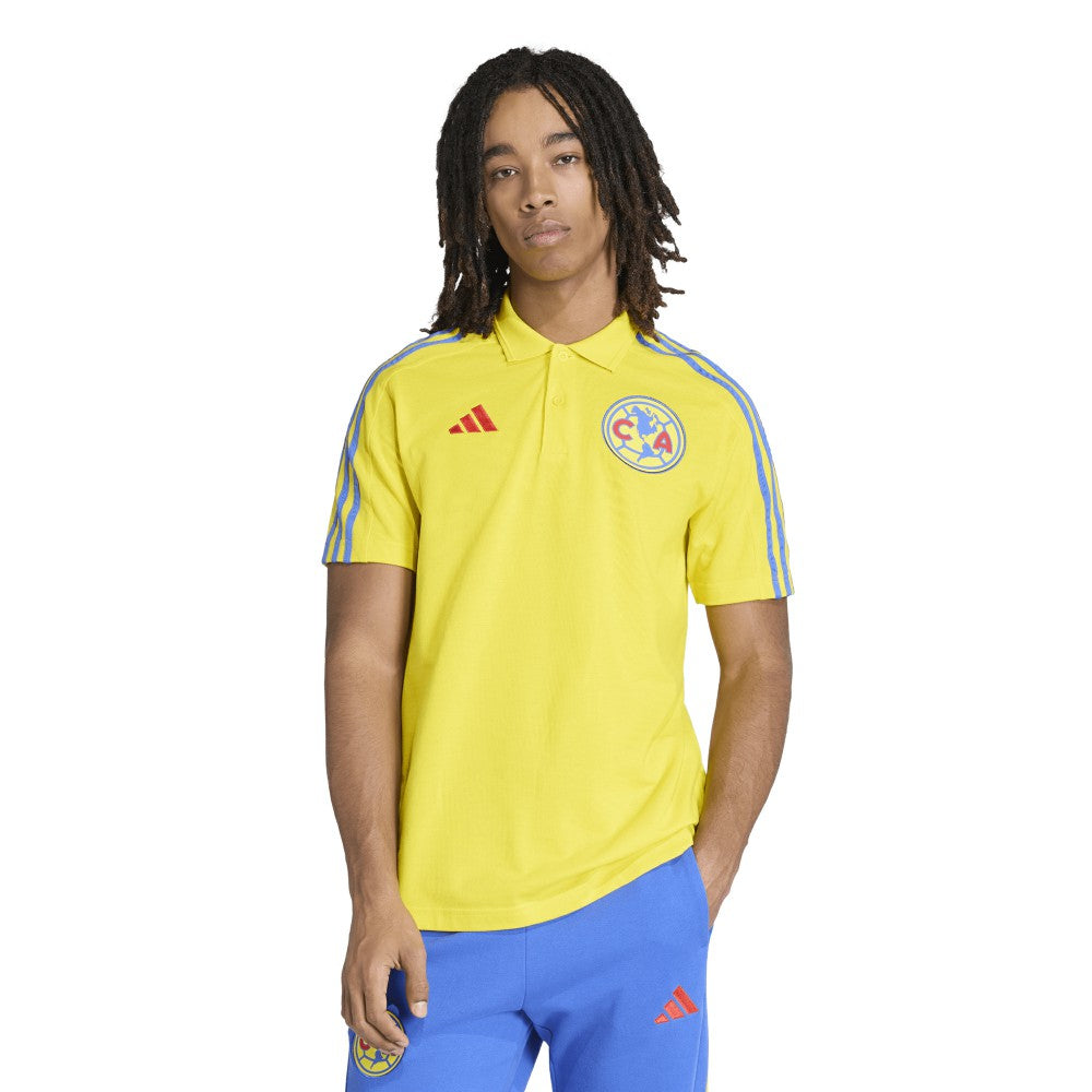 Adidas - Club America 2025/26 DNA Alphaskin Polo - Yellow