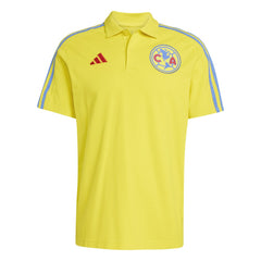 Adidas - Club America 2025/26 DNA Alphaskin Polo - Yellow