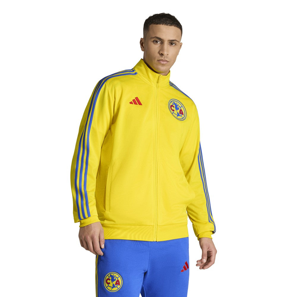 Adidas - Club America 2025/26 DNA Alphaskin Full-Zip Track Jacket - Yellow