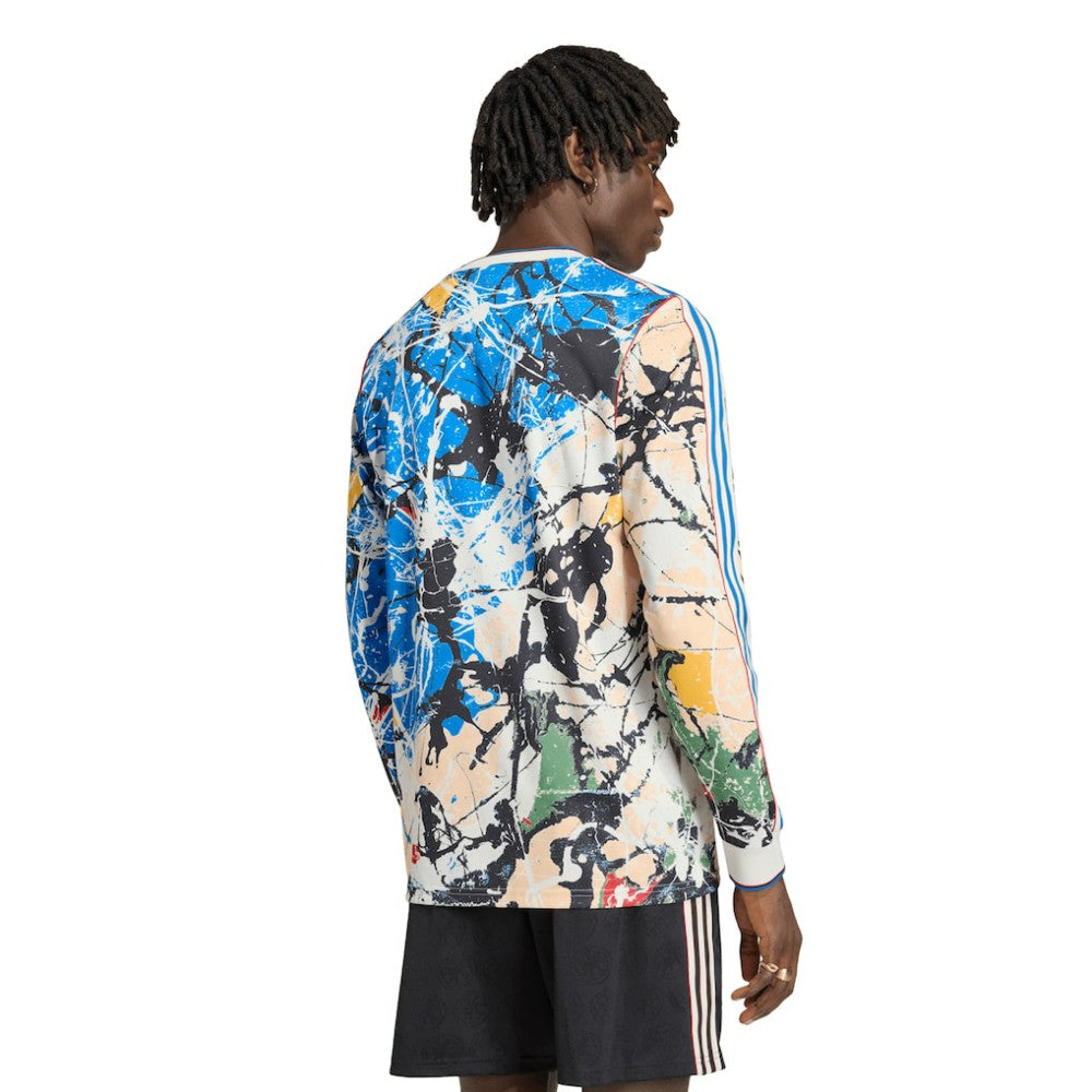 Adidas - Manchester United X Stone Roses Long Sleeve Replica Jersey - Blue