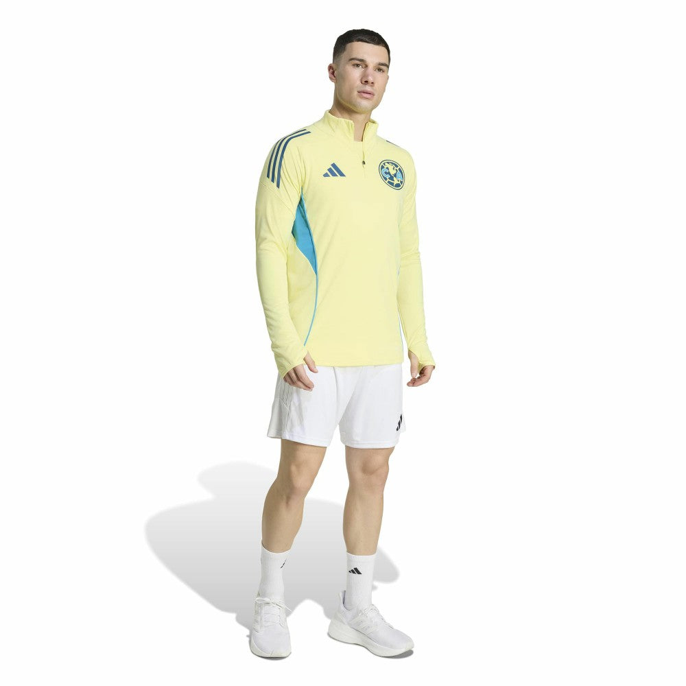 Adidas - Club America Tiro 2025/26 AEROREADY Raglan Full-Zip Training Top - Yellow