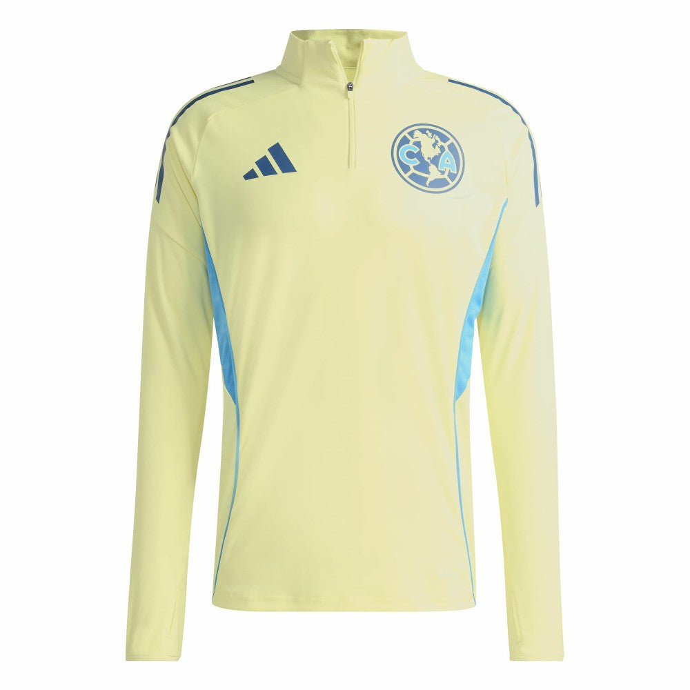 Adidas - Club America Tiro 2025/26 AEROREADY Raglan Full-Zip Training Top - Yellow