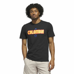 Adidas - Colombia National Team Jersey Hook T-Shirt - Black