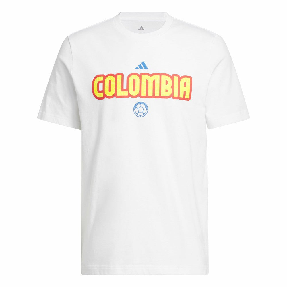 Adidas - Colombia National Team Jersey Hook T-Shirt - White