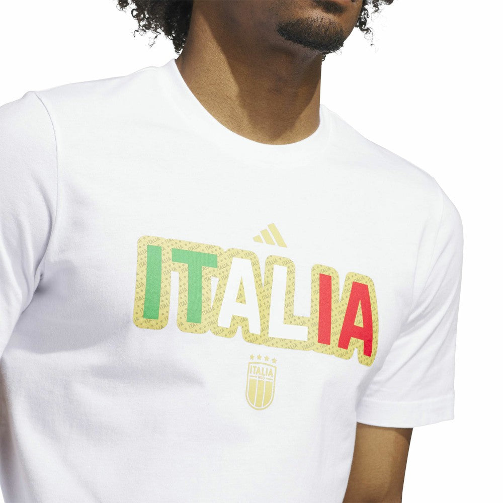 Adidas - Italy National Team Jersey Hook T-Shirt - White