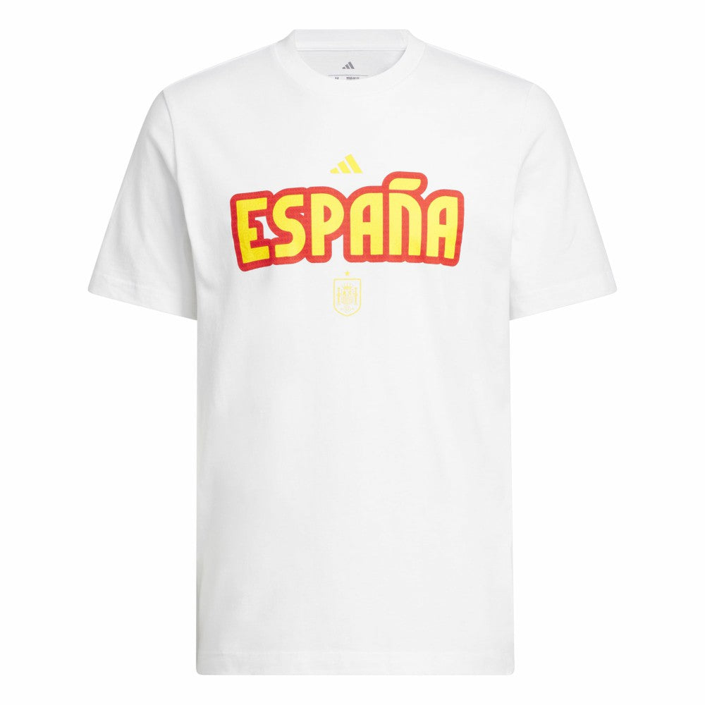 Adidas - Spain National Team Jersey Hook T-Shirt - White