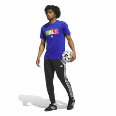 Adidas - Italy National Team Jersey Hook T-Shirt - Blue