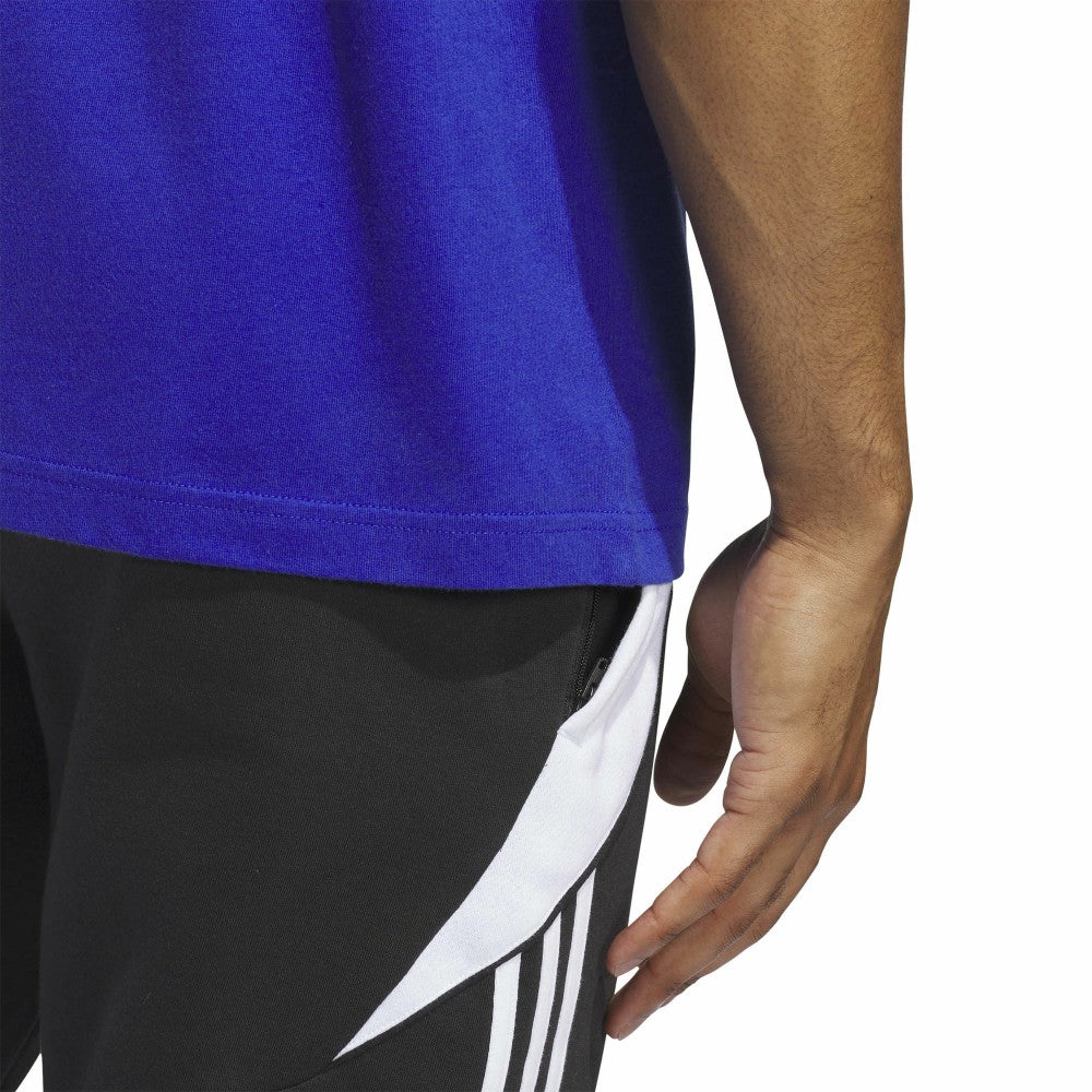 Adidas - Italy National Team Jersey Hook T-Shirt - Blue