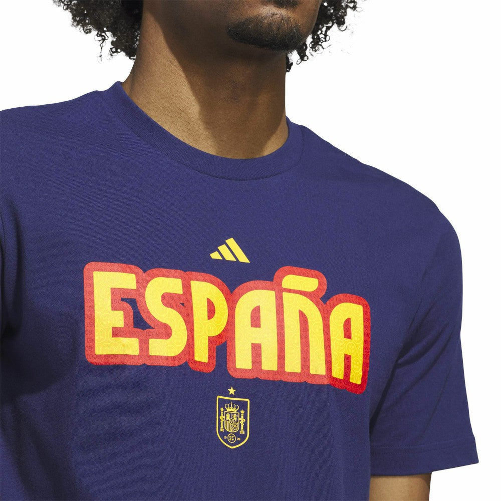 Adidas - Spain National Team Jersey Hook T-Shirt - Navy