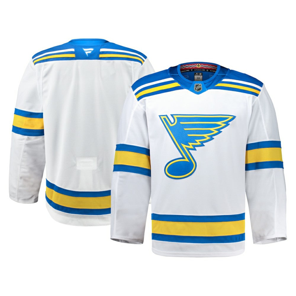 St. Louis Blues Fanatics Away Authentic Pro Jersey - White | Fanatics Clearance