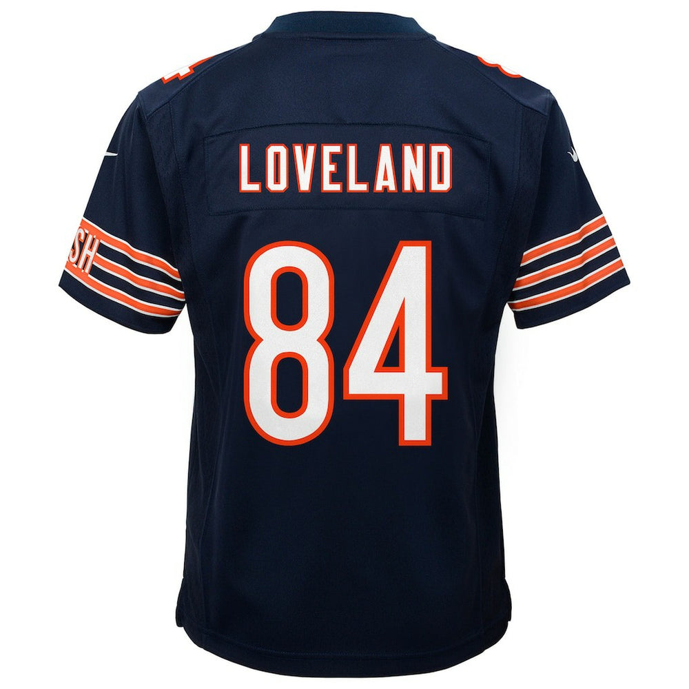 Colston Loveland Chicago Bears Youth Game Jersey - Navy - Nike