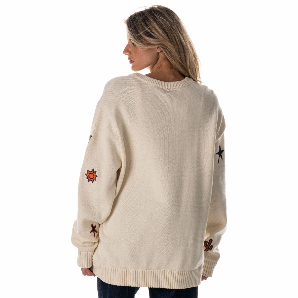 Phoenix Suns The Wild Collective Unisex 2025/26 City Edition Jacquard Sweater Cream