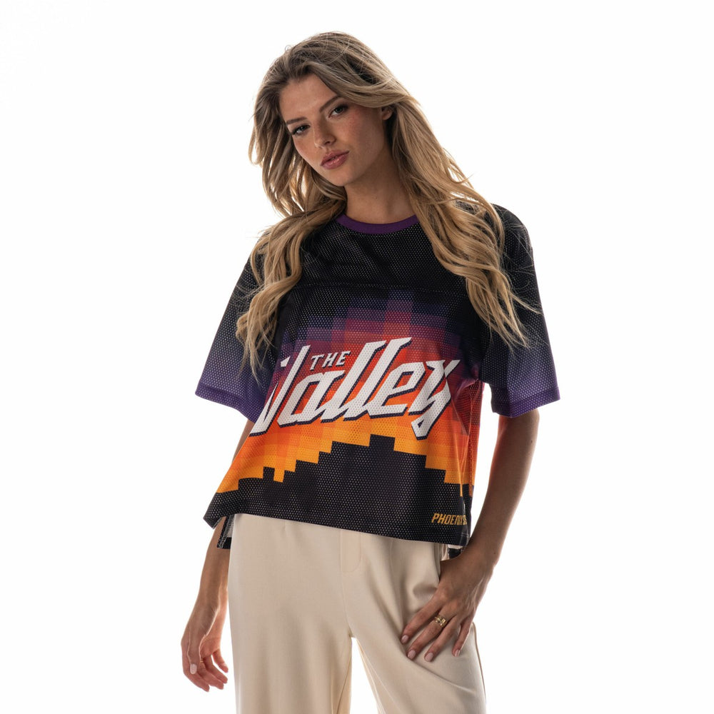 Phoenix Suns The Wild Collective Unisex 2025/26 City Edition Boxy Mesh T-Shirt Black