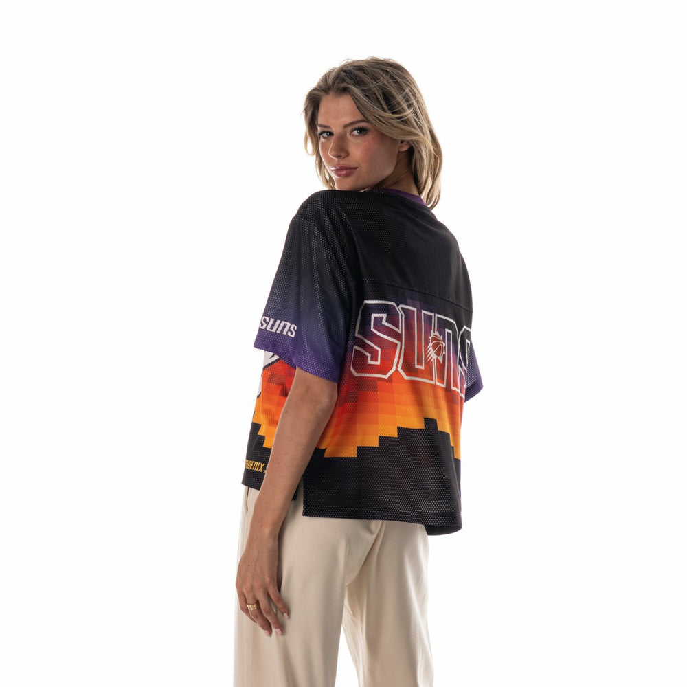 Phoenix Suns The Wild Collective Unisex 2025/26 City Edition Boxy Mesh T-Shirt Black