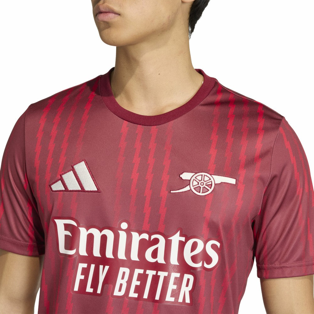 Adidas - Arsenal 2025/26 Pre-Match Training Jersey - Red
