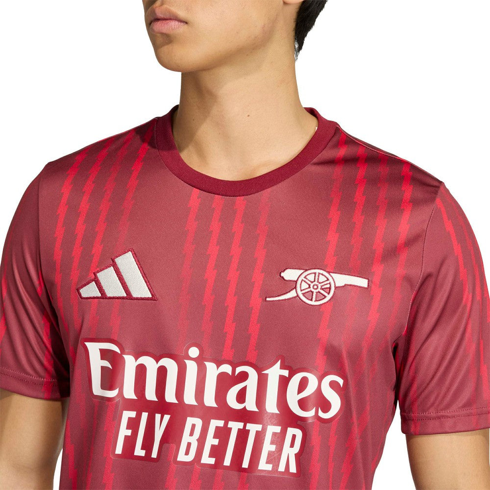 Adidas - Arsenal 2025/26 Pre-Match Training Jersey - Red