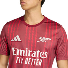 Adidas - Arsenal 2025/26 Pre-Match Training Jersey - Red