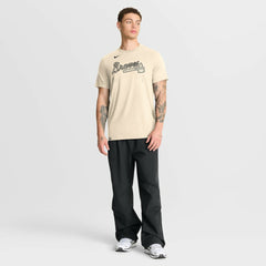 Atlanta Braves Nike Wordmark Tri-Blend T-Shirt Discount