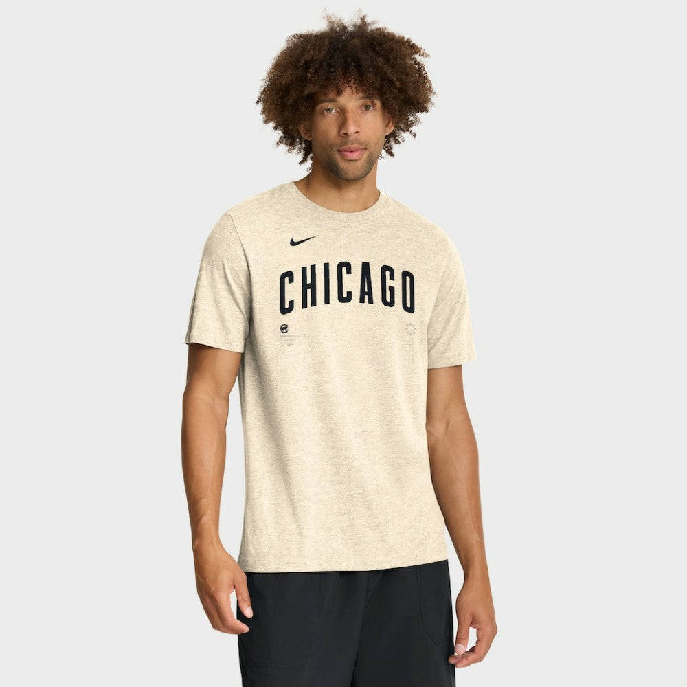 Chicago Cubs Nike Wordmark Tri-Blend T-Shirt for sale