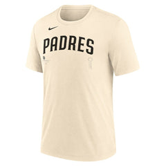San Diego Padres Nike Wordmark Tri-Blend T-Shirt Outlet