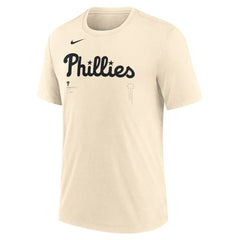 Philadelphia Phillies Nike Wordmark Tri-Blend T-Shirt Discount