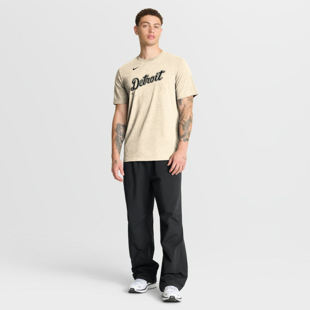 Detroit Tigers Nike Wordmark Tri-Blend T-Shirt Discount