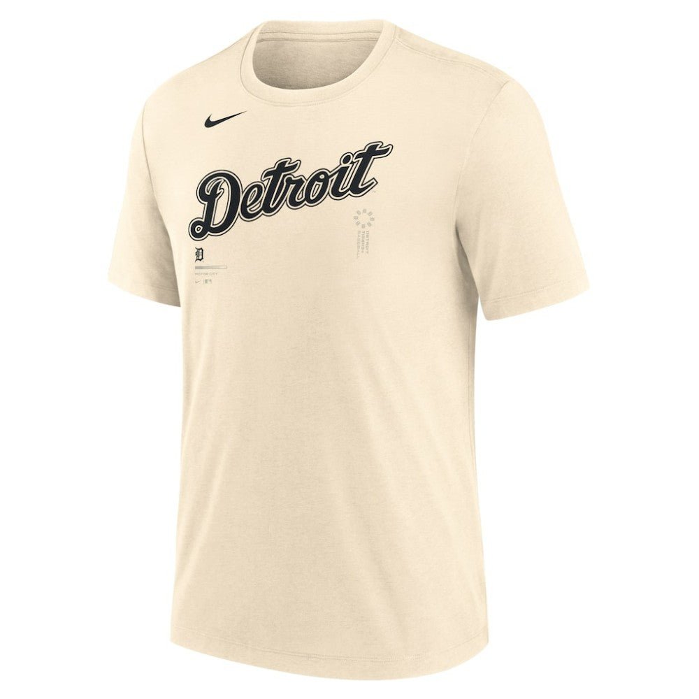 Detroit Tigers Nike Wordmark Tri-Blend T-Shirt Discount