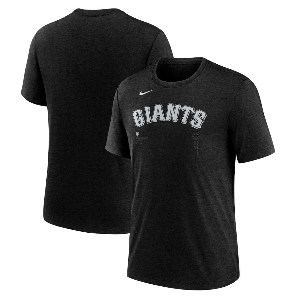 San Francisco Giants Nike Wordmark Tri-Blend T-Shirt Outlet