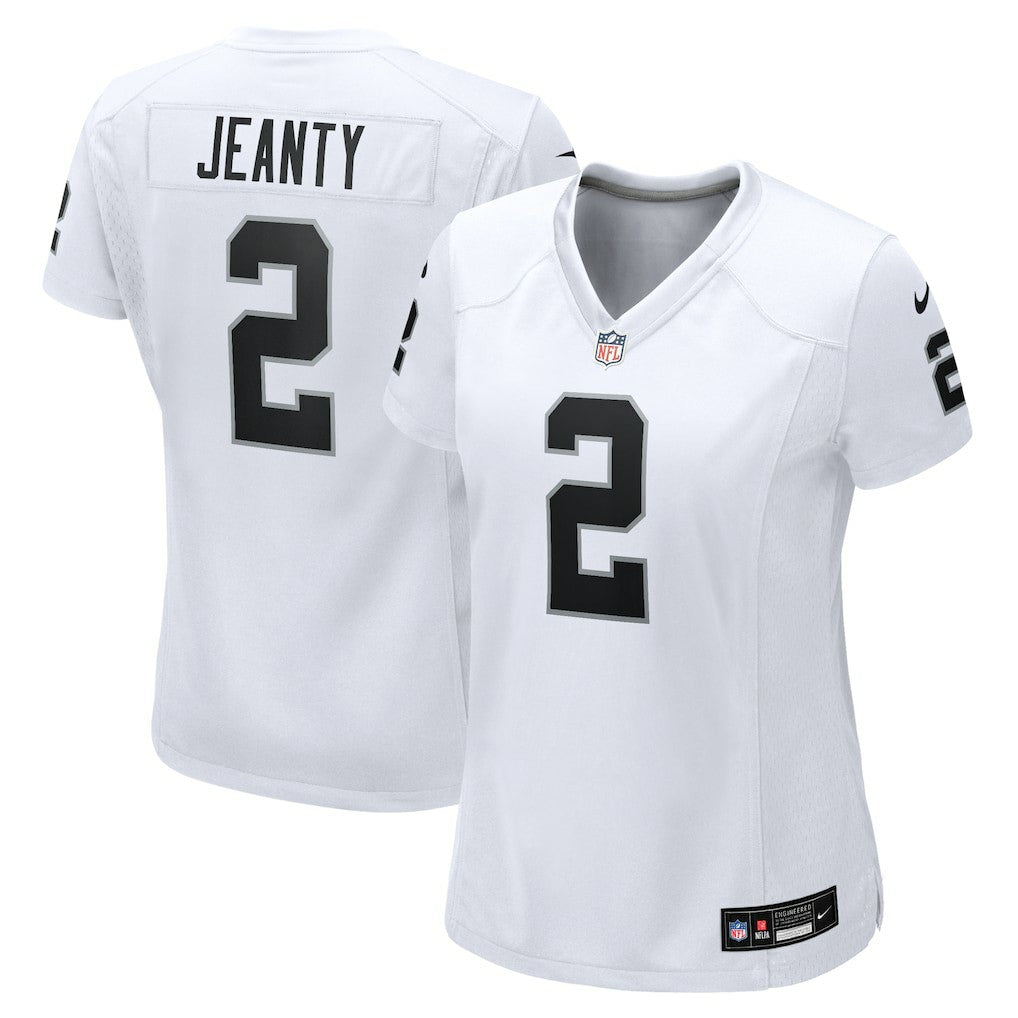 Ashton Jeanty Las Vegas Raiders Women's Game Jersey - White - Nike