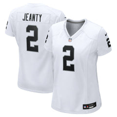 Ashton Jeanty Las Vegas Raiders Women's Game Jersey - White - Nike