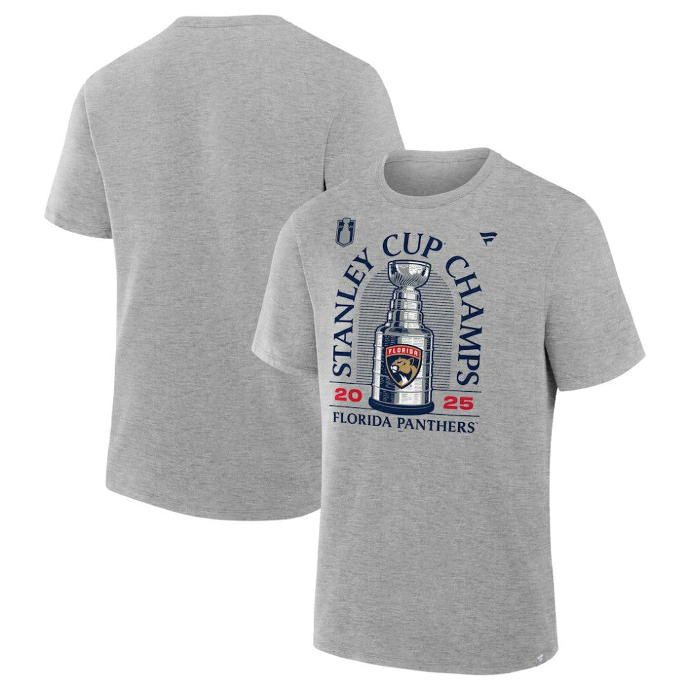 Florida Panthers Fanatics 2025 Stanley Cup Champions Locker Room T-Shirt - Heather Gray | Fanatics on sale