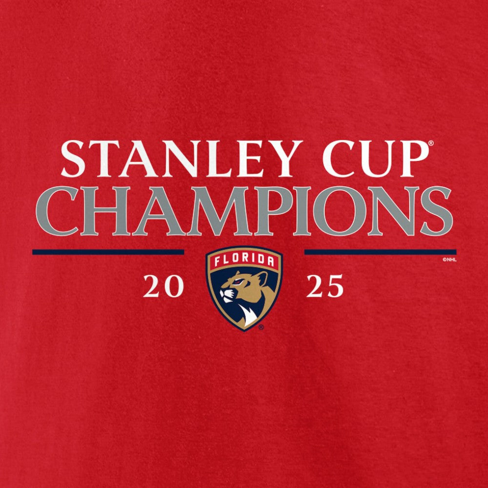 Florida Panthers Fanatics 2025 Stanley Cup Champions Signature Roster T-Shirt - Red | Fanatics discount