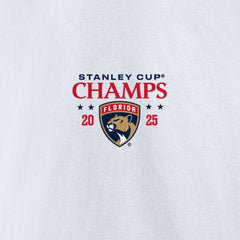 Florida Panthers Fanatics 2025 Stanley Cup Champions Jersey Roster T-Shirt - White | Fanatics Lifestyle