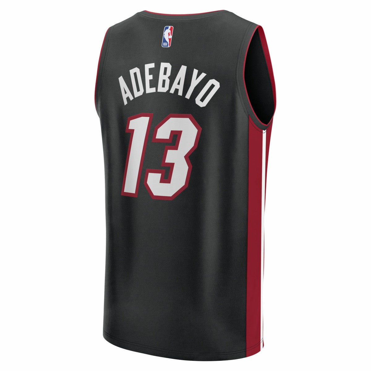 Fanatics Bam Adebayo Miami Heat Youth Fast Break Replica Player Jersey Black Icon Edition