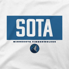 Minnesota Timberwolves Stadium Essentials Crossbar T-Shirt White