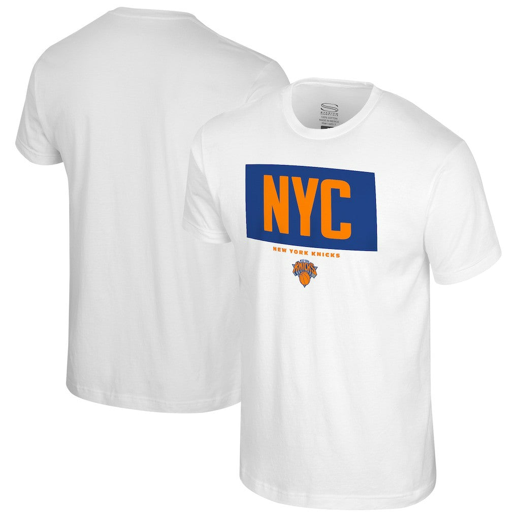 New York Knicks Stadium Essentials Crossbar T-Shirt White