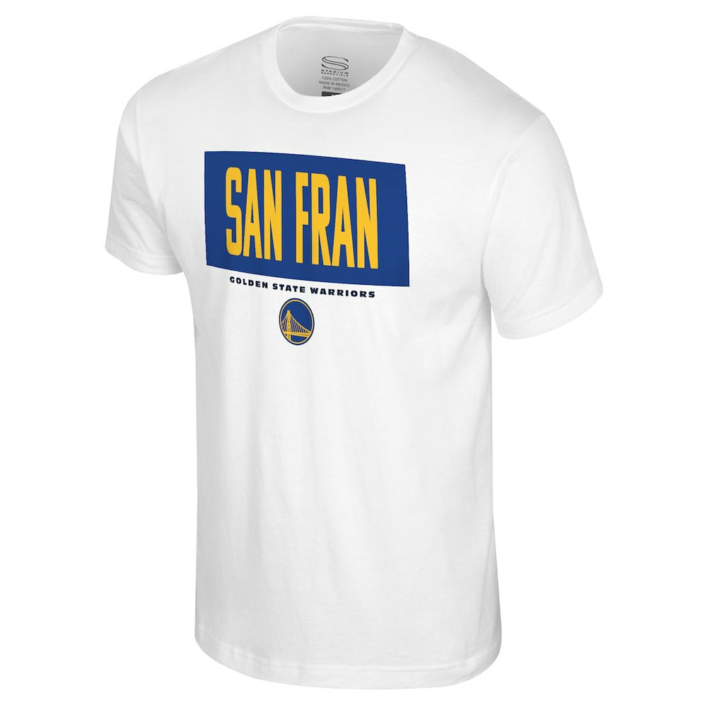 Golden State Warriors Stadium Essentials Crossbar T-Shirt White