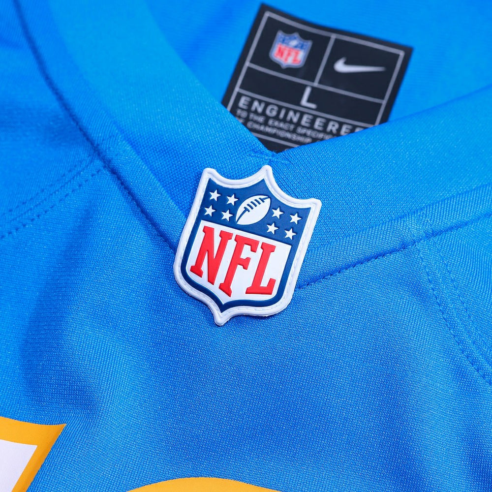 Omarion Hampton Los Angeles Chargers Team Game Jersey - Powder Blue - Nike