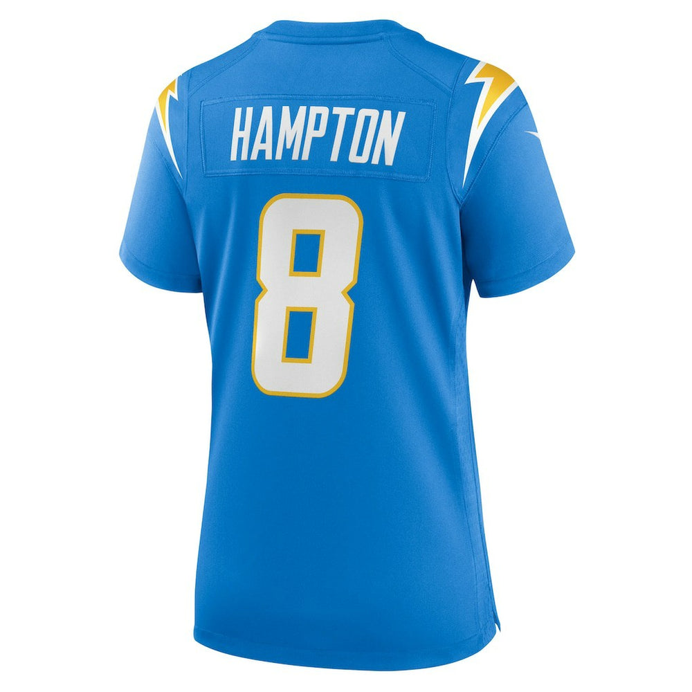Omarion Hampton Los Angeles Chargers Women's Team Game Jersey - Powder Blue - Nike