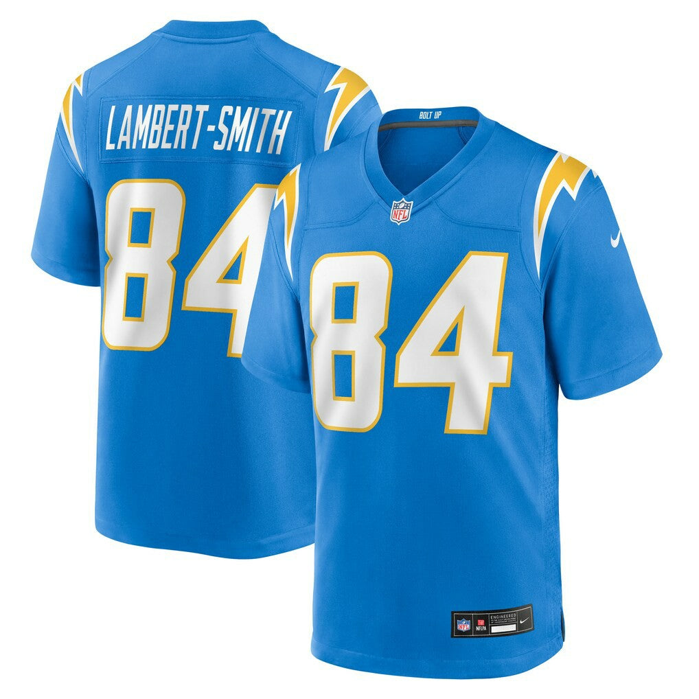 KeAndre Lambert-Smith Los Angeles Chargers Team Game Jersey - Powder Blue - Nike