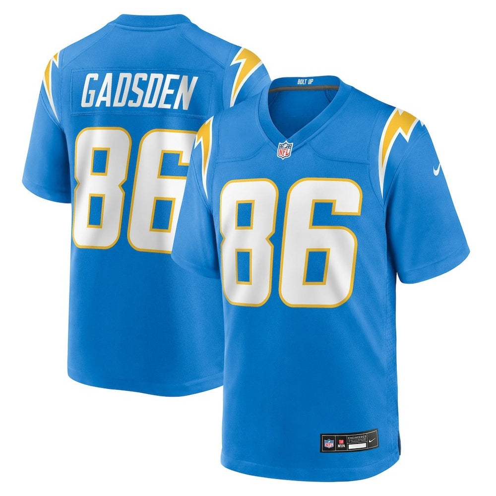 Oronde Gadsden Los Angeles Chargers Team Game Jersey - Powder Blue - Nike