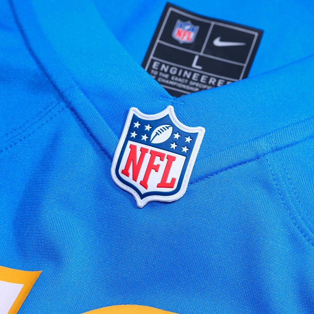 Oronde Gadsden Los Angeles Chargers Team Game Jersey - Powder Blue - Nike