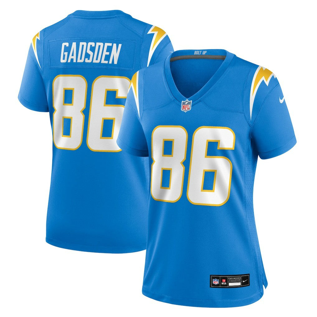 Oronde Gadsden Los Angeles Chargers Women's Team Game Jersey - Powder Blue - Nike
