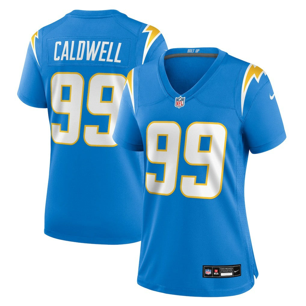 Jamaree Caldwell Los Angeles Chargers Women's Team Game Jersey - Powder Blue - Nike