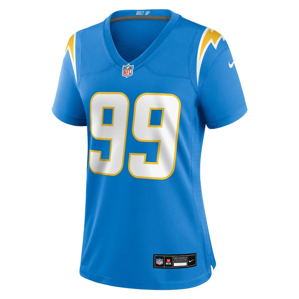 Jamaree Caldwell Los Angeles Chargers Women's Team Game Jersey - Powder Blue - Nike