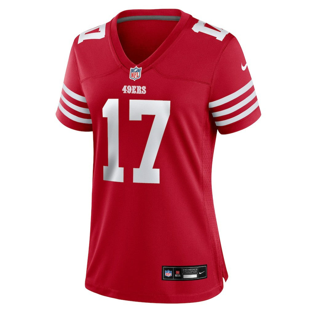 Jordan Watkins San Francisco 49ers Women's Team Game Jersey - Scarlet - Nike